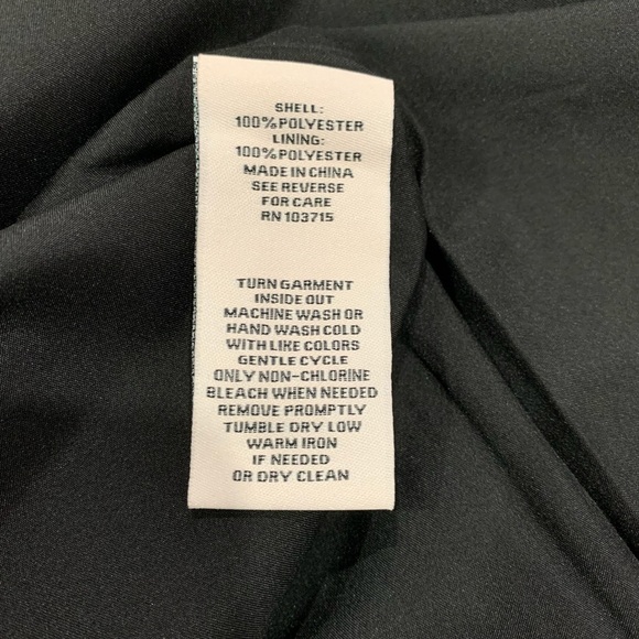 NANETE LEPORE Floral Mock Neck Sleeveless Smocked Midi Dress Black and Pink Sz 6 - Picture 11 of 13